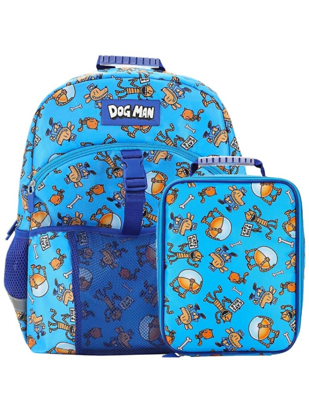 Dog Man Backpack and Lunch Box Set - NWT